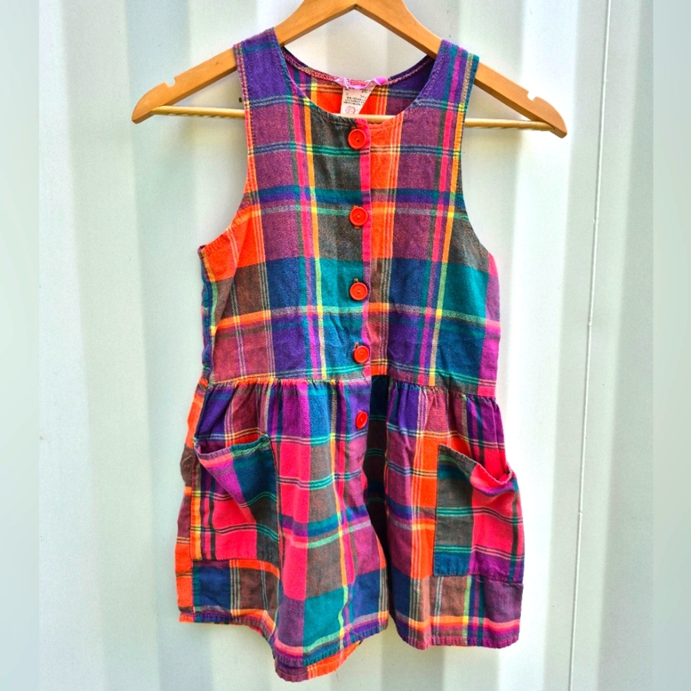 Vintage 100% Cotton Shorts Romper Girls Size 12